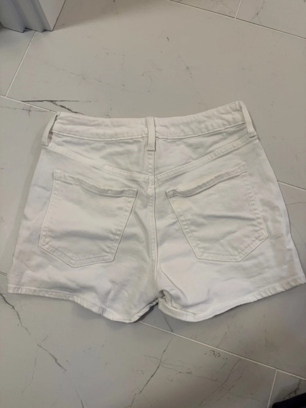 Old Navy White Denim Cutoff Shorts